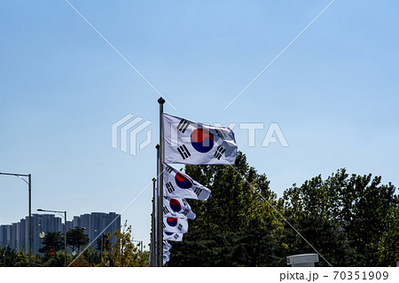 風景 韓国 秋 70351909