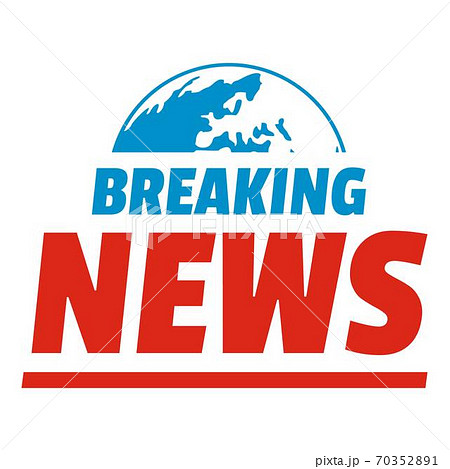 Announcement of breaking news icon, flat style. Announcement of breaking news icon, flat style. 70352891