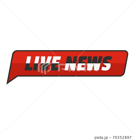 News icon, flat style. News icon, flat style. 70352897