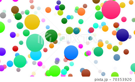 アイコン カラフル シンボル パターン レトロ シンプル アブストラクト 抽象的 3D イラスト 70353920