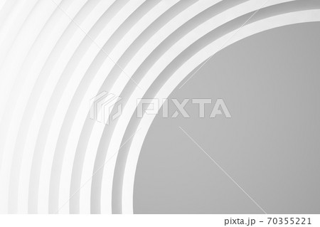 Abstract Architecture Background. Empty White Futuristic Room. 3d Render Illustration 70355221
