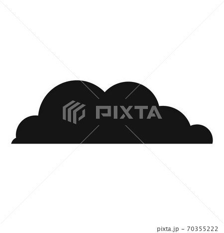 Rain cloud icon, simple style. 70355222