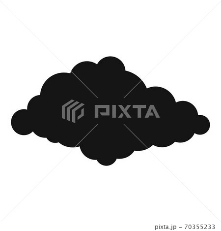 Cloudiness icon, simple style. Cloudiness icon, simple style. 70355233
