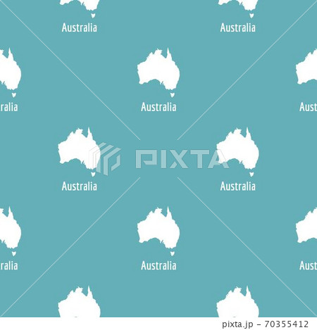 Australia map in black vector simple 70355412