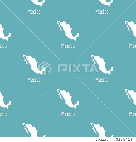 Mexico map in black vector simple 70355413