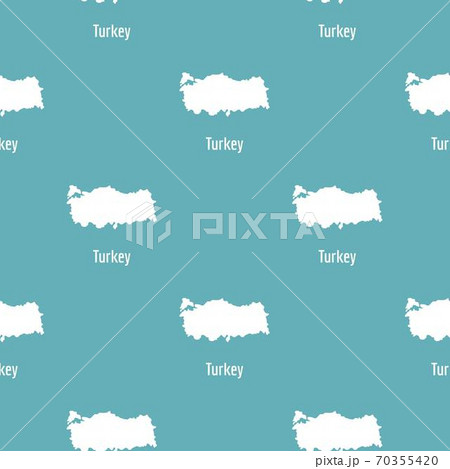 Turkey map in black vector simple 70355420