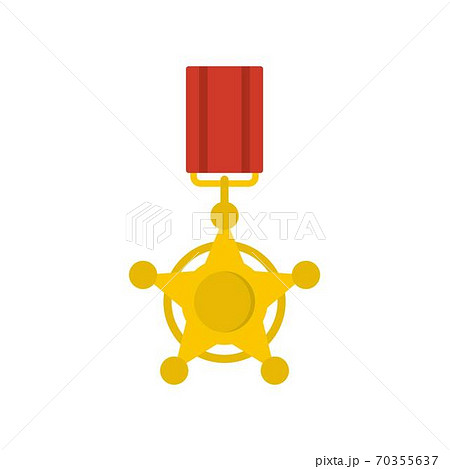 Medal icon vector flat Medal icon vector flat 70355637