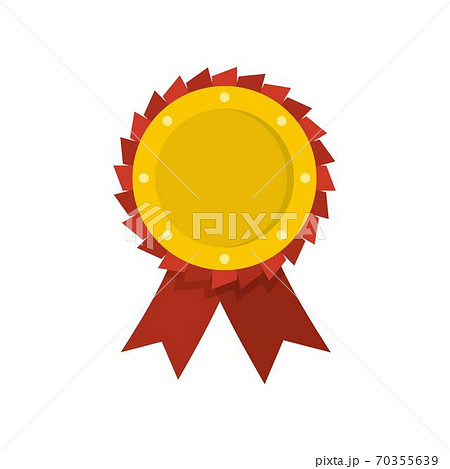 Award ribbon icon vector flat 70355639