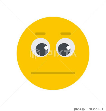 Smile icon vector flat 70355691