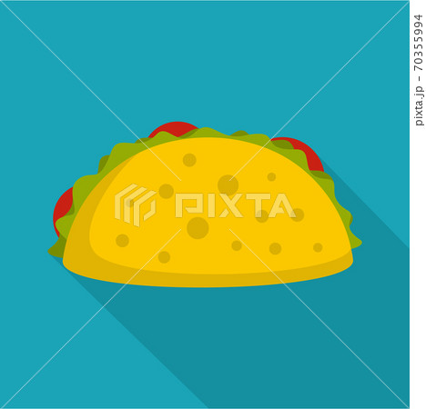 Tacos icon, flat style Tacos icon, flat style 70355994