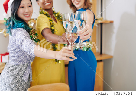 Female friends toastin 70357351