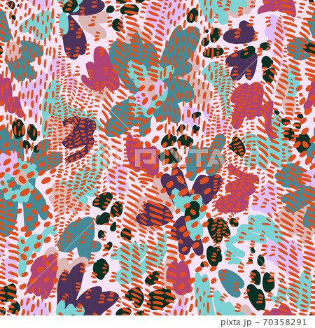 Floral seamless pattern 70358291