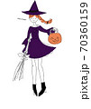 ハロウインの女の子halloween 70360159