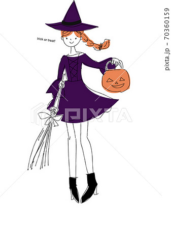 ハロウインの女の子halloween 70360159