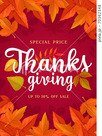Happy Thanks Giving sale poster, special price 70362348