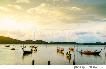 Boats at fishing village in Thailand Boats at fishing village in Thailand 70362967