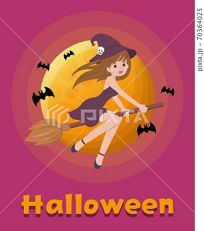 ハロウィーン ハロウィン 魔女 70364025