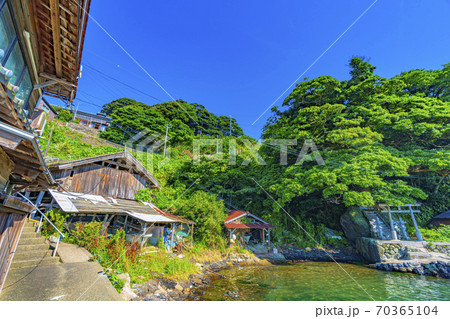 京都 新井崎漁港風景 京都 新井崎漁港風景 70365104
