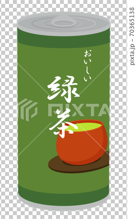 缶ジュース　緑茶 70365138