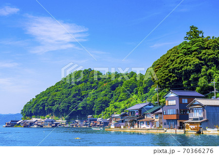 京都　伊根の舟屋　 70366276