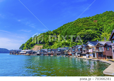 京都　伊根の舟屋　 70366281