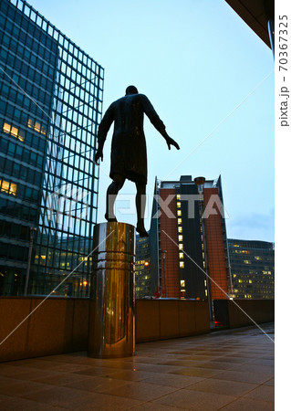 Statue fronting the Lex building nearby the Berlaymont Statue fronting the Lex building nearby the Berlaymont 70367325