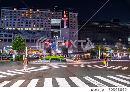 《京都府》京都駅前・都市風景 《京都府》京都駅前・都市風景 70368046