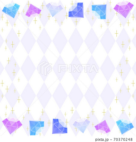 ダイヤモンドの背景 正方形 ダイヤパターンのイラスト素材