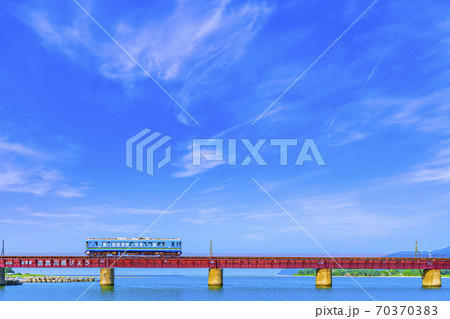 京都丹後鉄道　由良川橋梁　 70370383