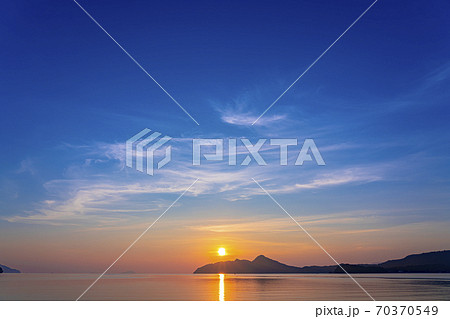 京都 早朝の宮津湾 京都 早朝の宮津湾 70370549