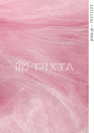 Pink tulle fabric texture top view Coral background Fashion feminine tutu  skirt flatlay female blog Stock Photo by Kawaii-S