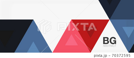 Mosaic triangle pattern abstract background for cover, banner, flyer and poster and other template 70372595