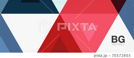 Mosaic triangle pattern abstract background for cover, banner, flyer and poster and other template 70372603