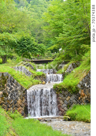重要文化財の牛伏川階段工 重要文化財の牛伏川階段工 70374388