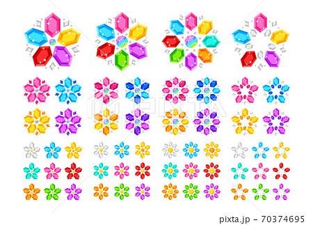 宝石/花/六角形 宝石/花/六角形 70374695