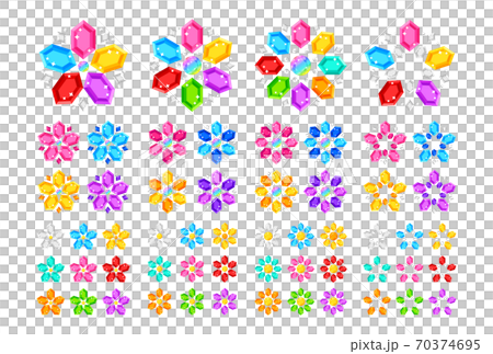 宝石/花/六角形 宝石/花/六角形 70374695