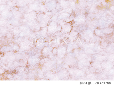 金混じりピンクの大理石の背景 細かめの写真素材
