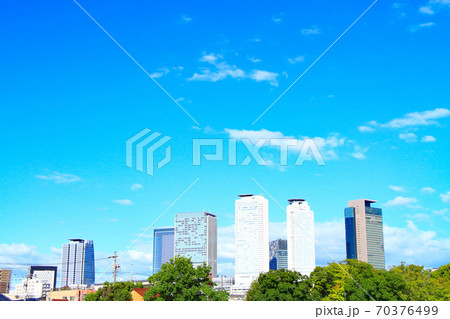 名古屋市、名古屋駅前超高層ビル郡の風景 70376499