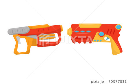 Water Gun Or Water Pistol As Toy Gun For のイラスト素材