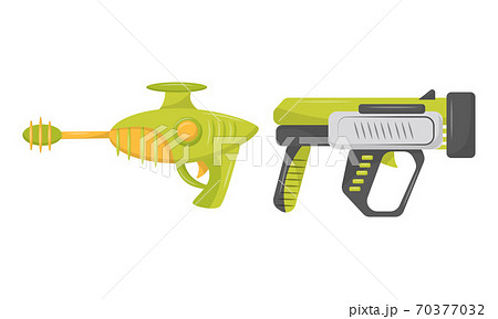 Water Gun Or Water Pistol As Toy Gun For のイラスト素材