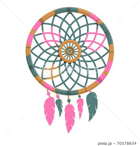 Shaman Dream Catcher Icon Cartoon Styleのイラスト素材 Shaman Dream Catcher Icon Cartoon Styleのイラスト素材