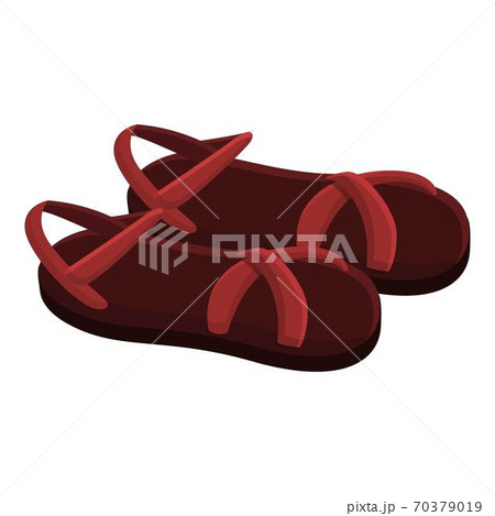 Sandals icon, cartoon style Sandals icon, cartoon style 70379019