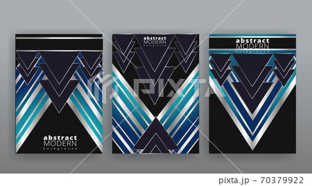 Abstract page templates set, retro wave creative hipster, silver metalic tech backgrond. Stylish geometric creative futuristic cover, Abstract page templates set, retro wave creative hipster, silver metalic tech backgrond. Stylish geometric creative futuristic cover, 70379922