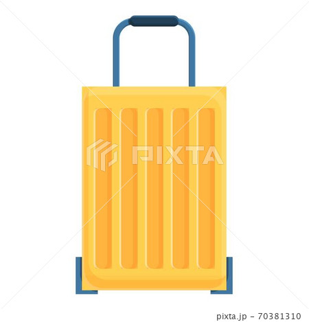 Summer travel bag icon, cartoon style 70381310