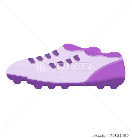 Studs football boots icon, cartoon style 70381499