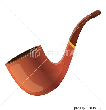 Lifestyle smoking pipe icon, cartoon style 70381526
