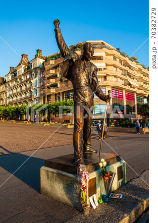 Freddie Mercury statue in Montreux 70382729