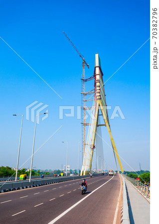 Signature Bridge in New Delhi, India Signature Bridge in New Delhi, India 70382796