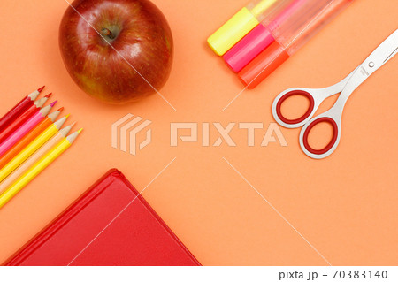 School supplies and stationery. Back to school concept School supplies and stationery. Back to school concept 70383140