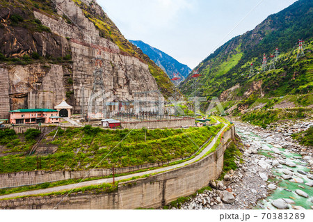 Hydroelectric power plant in Himachal Pradesh 70383289